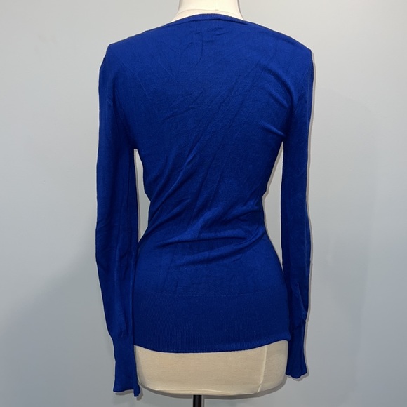 Long Tall Sally royal blue sweater, XS - Picture 5 of 6